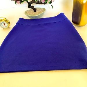 Mini Skirt blue violet color